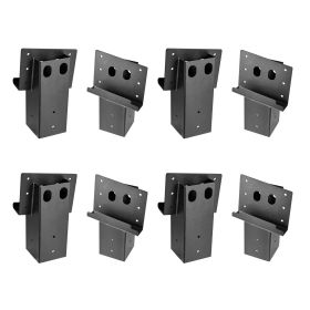 Compound Angle Platform Brackets Fit 3.5x3.5 In / 88.9x88.9 mm Lumber 8 Pcs
